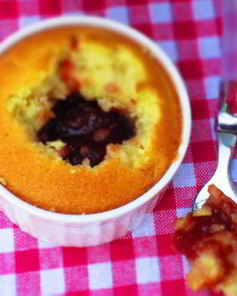 Маффины с клубничным вареньем