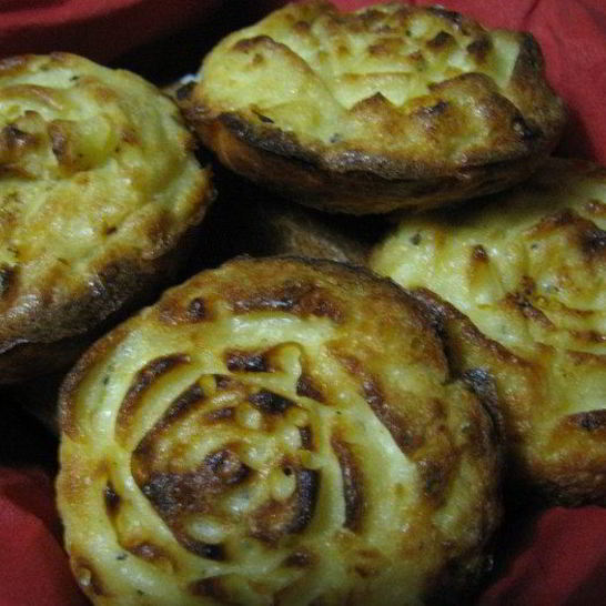 Рецепт маффинов с сыром и чесноком