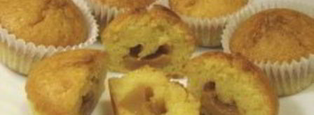 маффины с вареной сгущенкой. Шаг 5