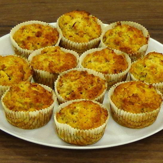 Рецепт маффинов с яблоками и орехами