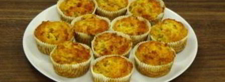 маффины с яблоками и орехами. Шаг 4