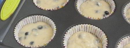 маффины с ягодами. Шаг 4