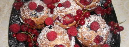 маффины с ягодами. Шаг 5