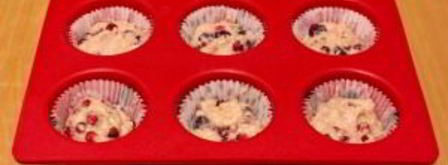 маффины с ягодой. Шаг 5