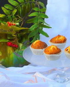 Маффины со смородиной