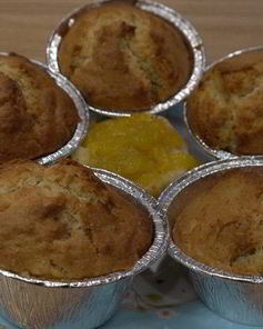 Миндальные маффины с манго