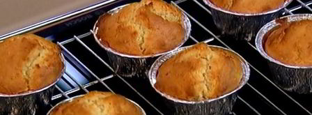 миндальные маффины с манго. Шаг 10