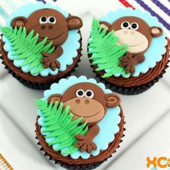 Рецепт новогодних маффинов с обезьянами