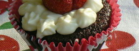 шоколадно-клубничные маффины. Шаг 7