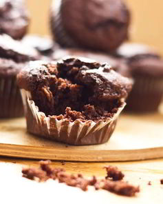 Шоколадные маффины с хрустящей корочкой