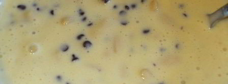 шоколадные маффины с миндалем и сливочным сыром. Шаг 3