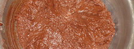 шоколадные маффины с миндалем и сливочным сыром. Шаг 5