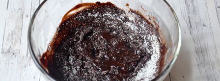 шоколадные маффины с творогом. Шаг 6