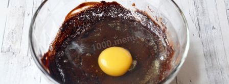 шоколадные маффины с творогом. Шаг 7