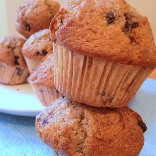 Рецепт шоколадных маффинов с ягодами