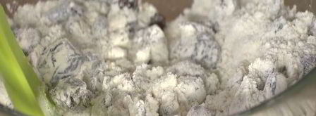 сливочные маффины с клюквой и вишней. Шаг 6