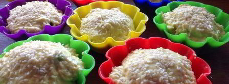 творожно-сырные маффины с брокколи. Шаг 6