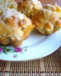 Ветчинно-сырные маффины