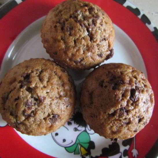 Рецепт воздушных маффинов с шоколадной крошкой