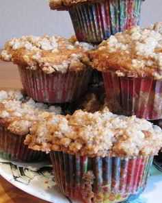 Яблочные маффины с корицей и штрейзелем