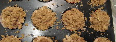 яблочные маффины с корицей и штрейзелем. Шаг 4