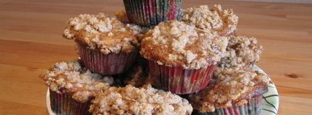 яблочные маффины с корицей и штрейзелем. Шаг 5