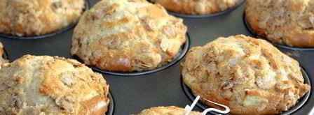 яблочные маффины с овсяной посыпкой. Шаг 5