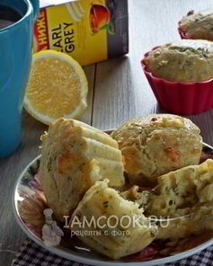 Закусочные маффины с сыром и укропом