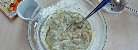 закусочные маффины с сыром и укропом. Шаг 19