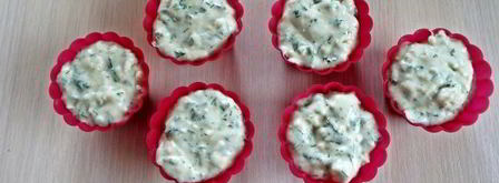 закусочные маффины с сыром и укропом. Шаг 21