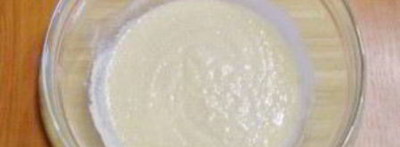 классический манник на кефире. Шаг 2
