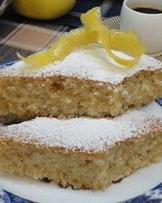 Лимонно-кокосовый манник