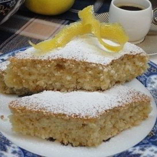 Рецепт лимонно-кокосового манник