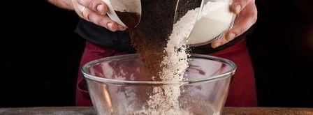 манник клюква в шоколаде. Шаг 4