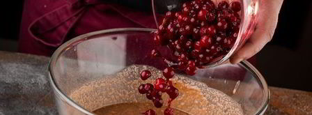 манник клюква в шоколаде. Шаг 5