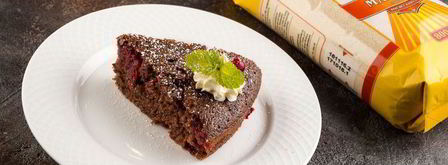 манник клюква в шоколаде. Шаг 7