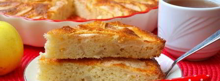 манник на молоке с яблоками. Шаг 12