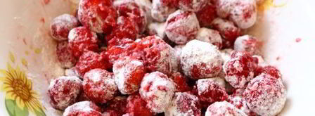 манник с клубникой. Шаг 21