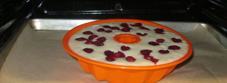 манник с вишней. Шаг 6