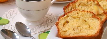 манник с яблоками на кефире. Шаг 12