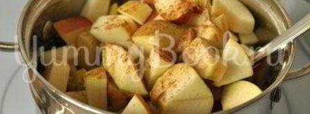 манник с яблоками. Шаг 5