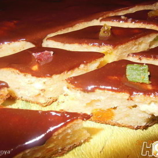 Рецепт манника творожного с цукатами