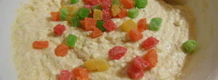 манник творожный с цукатами. Шаг 6