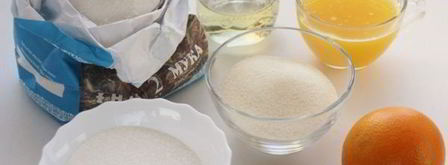 постный апельсиновый манник. Шаг 3