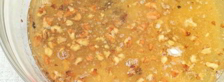 постный медово-шоколадный манник. Шаг 2