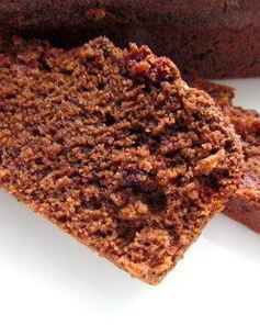 Постный шоколадный манник с клюквой