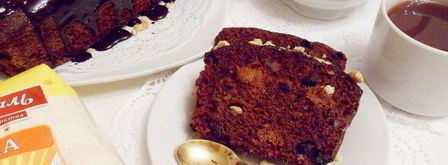 постный шоколадный манник. Шаг 14