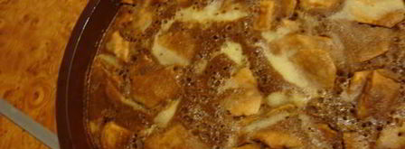 цветной яблочный манник. Шаг 7