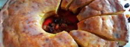 творожный манник на кефире. Шаг 4