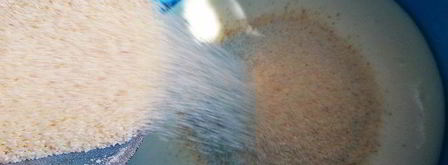 творожный манник со сгущенкой. Шаг 2